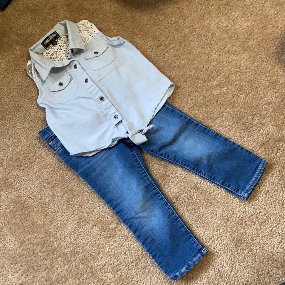 Chillipop Top & Gap Jeans